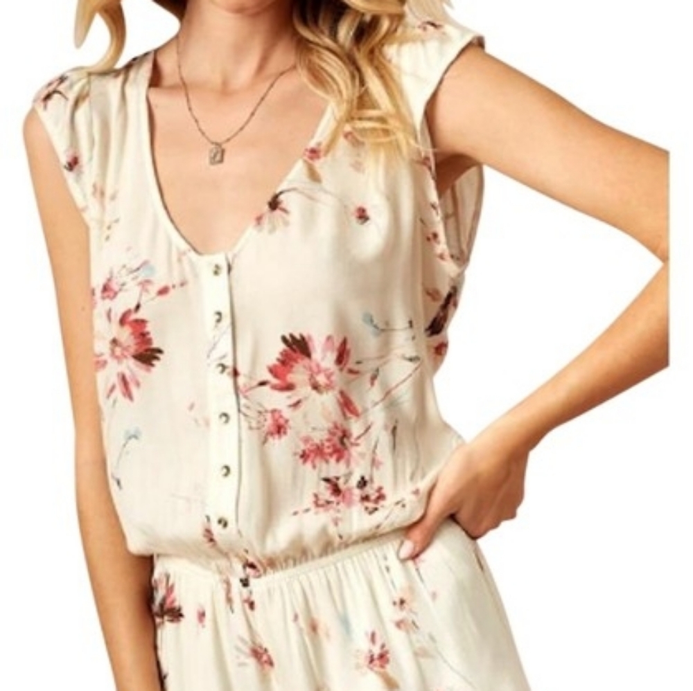Beach Bunny Niko romper large NWT floral